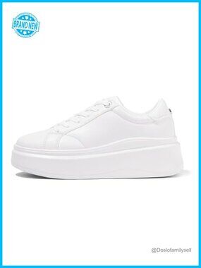 Platform Fashion Sneakers Thick Sole Lace-Up Casual Skateboarding Athletic Shoe